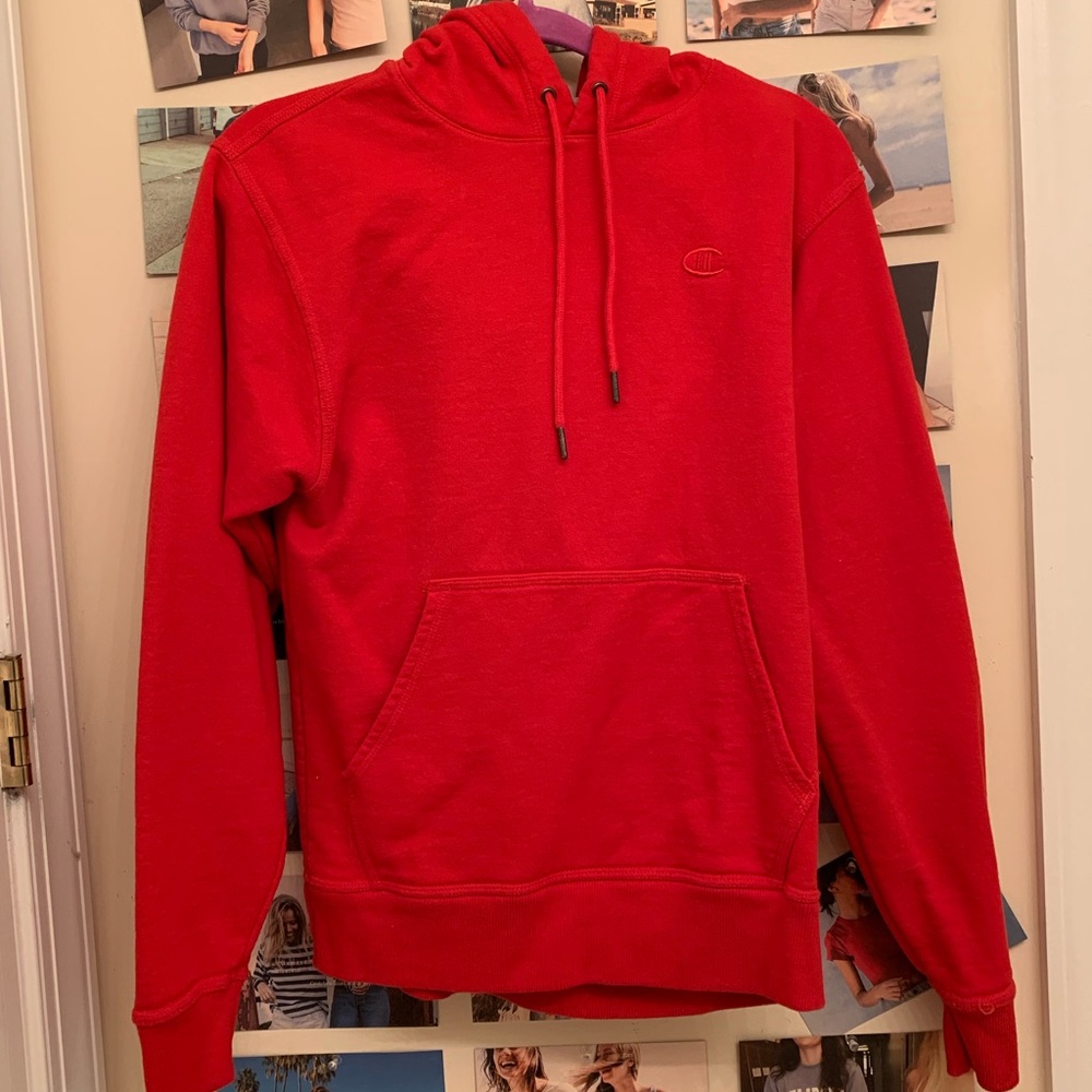 Red Champion Hoodie